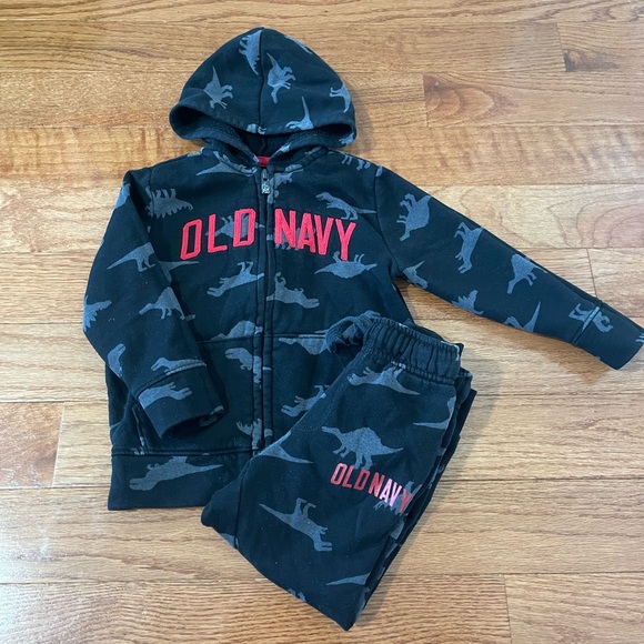 3T Toddler Boy Matching Jogger Set - Dinosaur Print - Picture 1 of 9